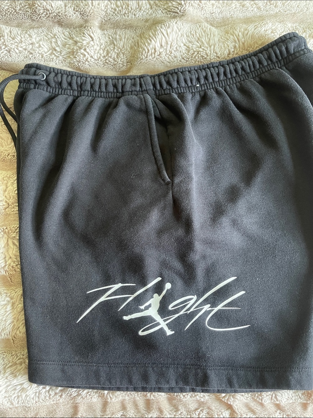 Black Jordan shorts XL